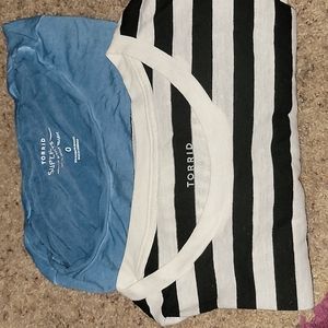 Set or 2 Torrid Tees